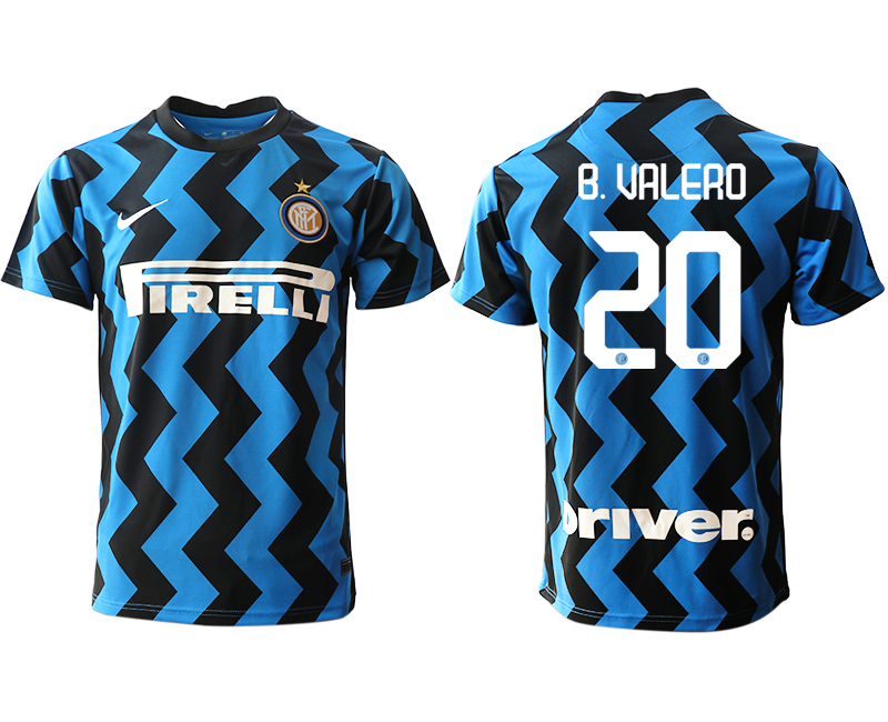 Men 2020-2021 club Inter Milan home aaa versio #20 blue Soccer Jerseys